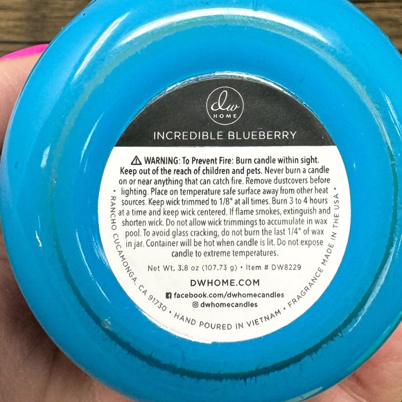 Neon candles, set of 4 DW Home mini candles, 3.8 oz candles, summer fruit scents - Picture 6 of 7